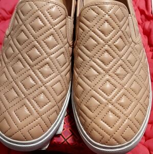 Tory Burch slip on size 11 shoes leather soft pink